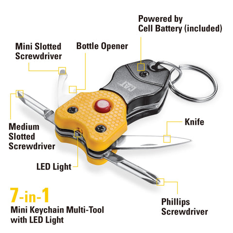 Cat 3pc Gift Box Set - MULTI-TOOL - KNIFE - KEYCHAIN