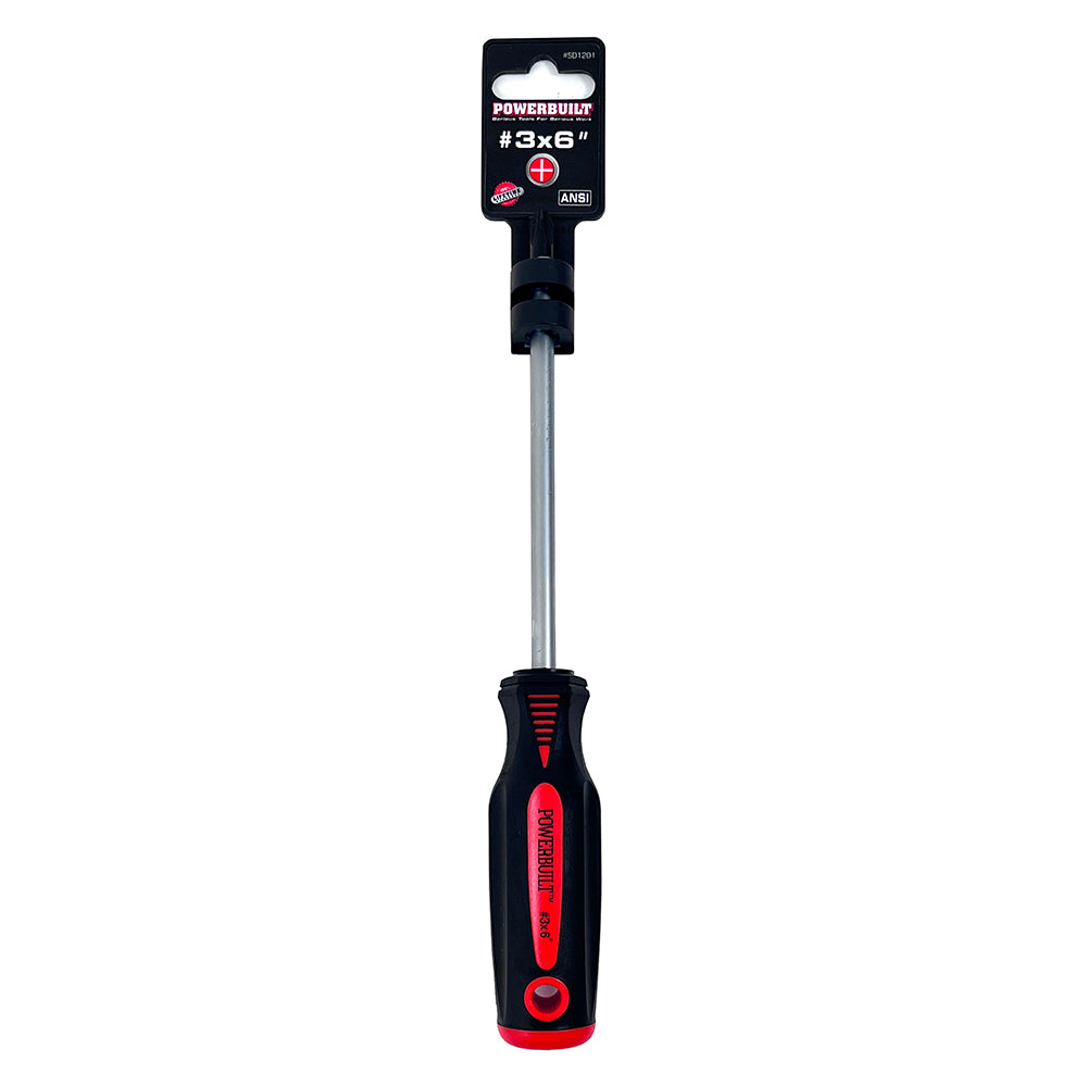 Powerbuilt #3 150mm Phillips Screwdriver