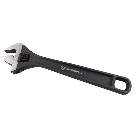 Powerbuilt 200mm/8" Adjustable Wrench - Black Finish